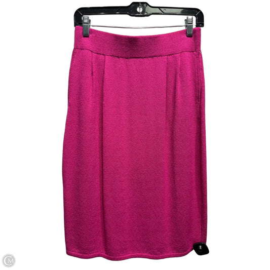 Skirt Luxury Designer By St John Collection In Pink, Size: 10