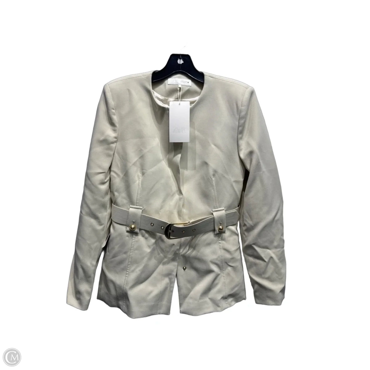 Blazer By Zara In Cream, Size: L