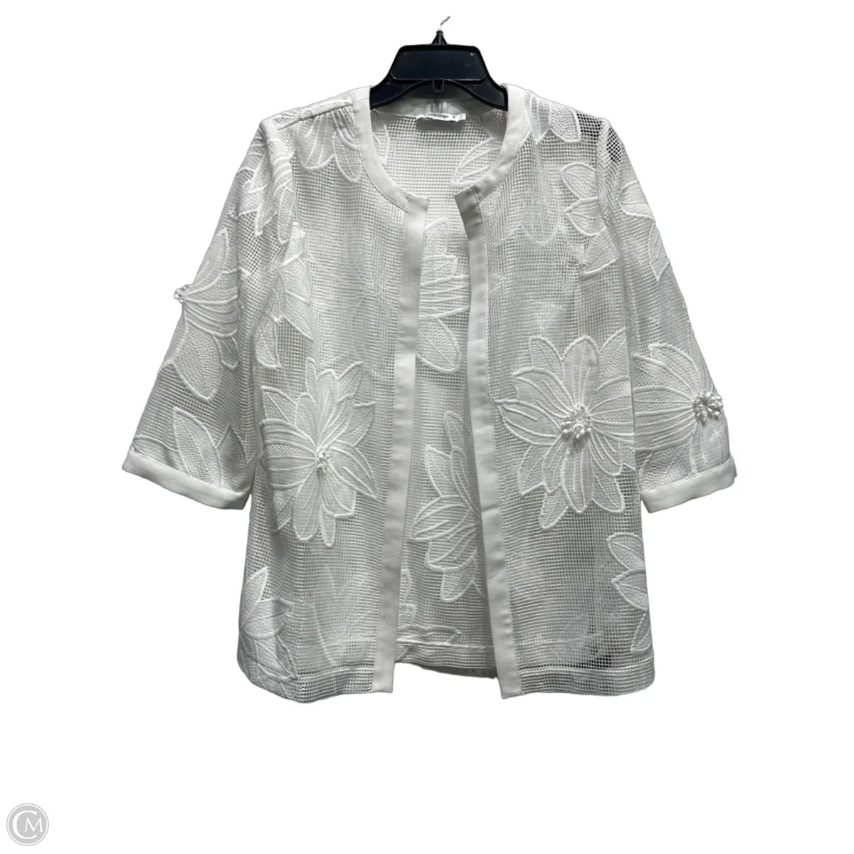 Cardigan By Chicos In White, Size: S