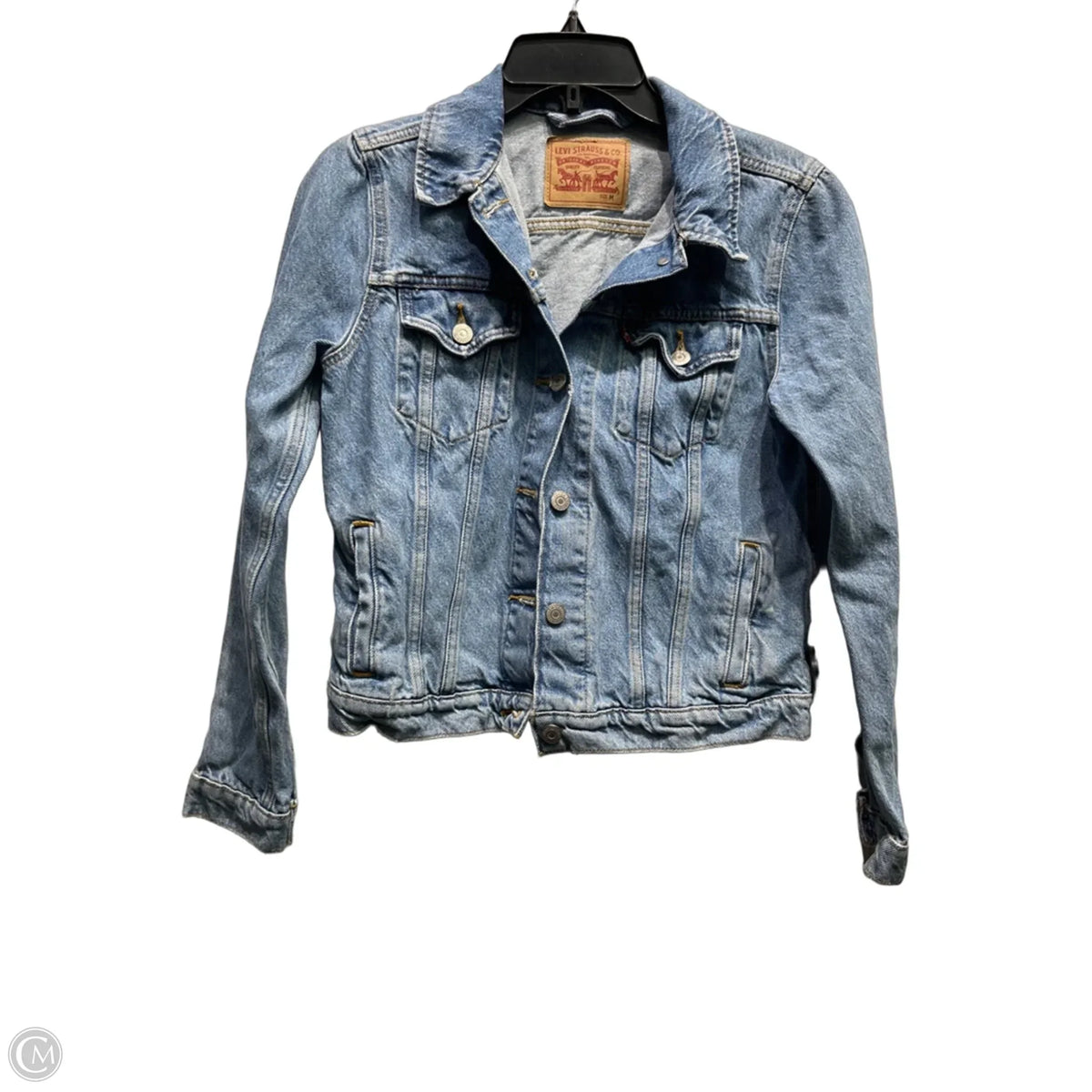 Jacket Denim By Levis In Blue Denim, Size: M