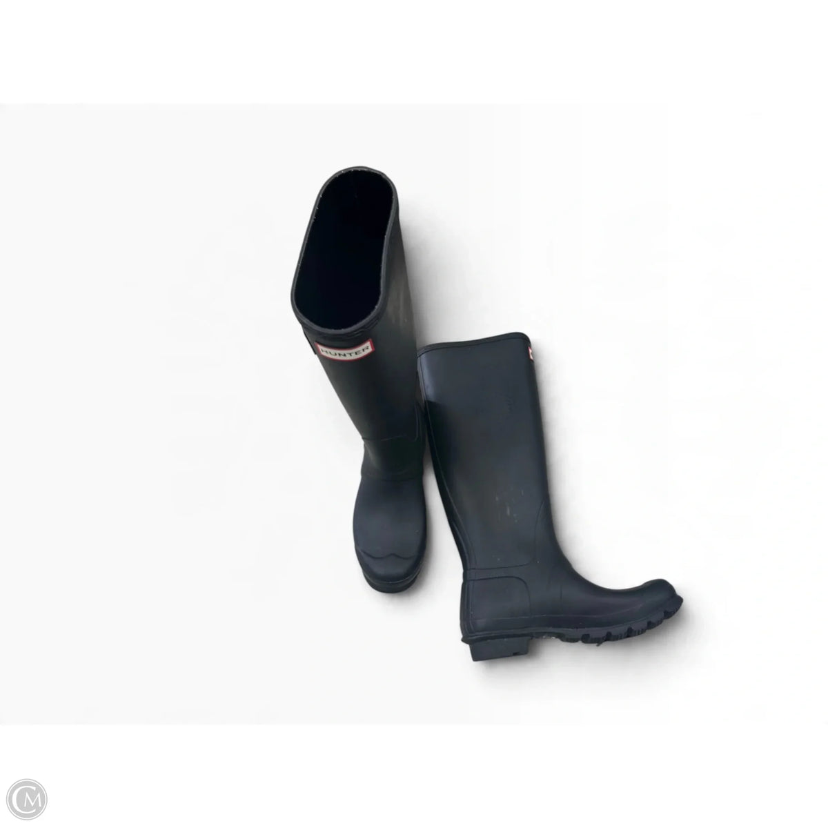 Boots Designer By Hunter In Black, Size: 7
