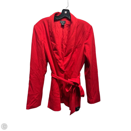 Blazer By Nicole Miller In Red, Size: L