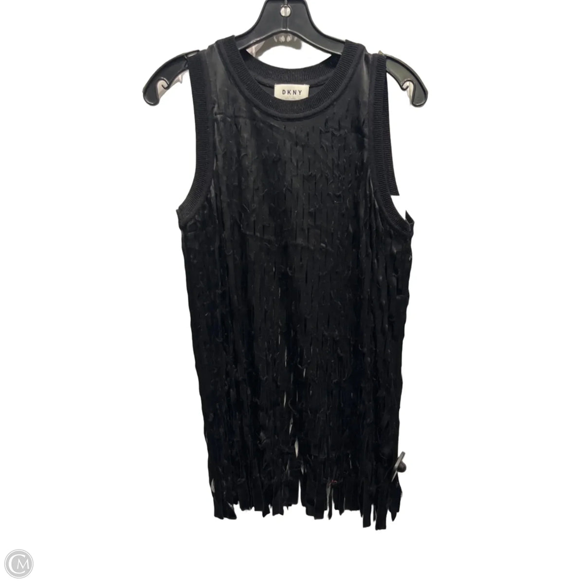 Top Sleeveless By Dkny In Black, Size: S