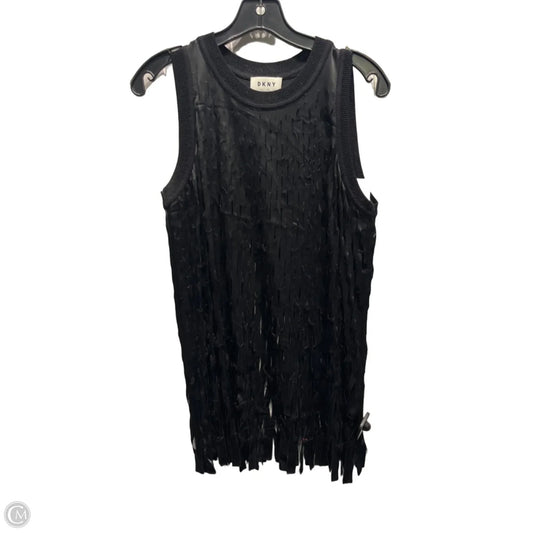 Top Sleeveless By Dkny In Black, Size: S
