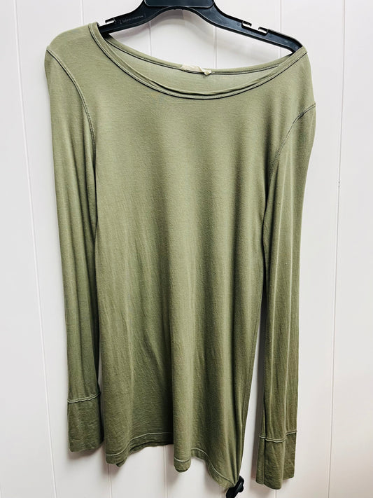 Top Long Sleeve By Clothes Mentor In Olive, Size: S