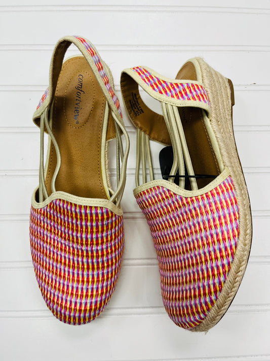 Shoes Heels Espadrille Block By Comfortview  Size: 9.5