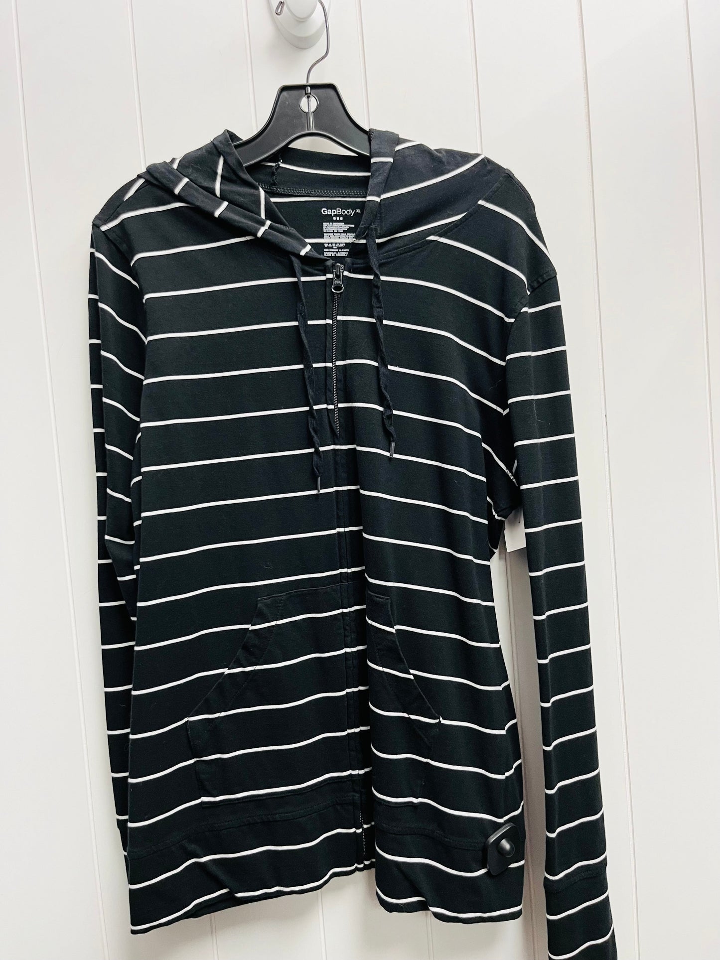 Jacket Other By Gap O In Black White, Size: Xl