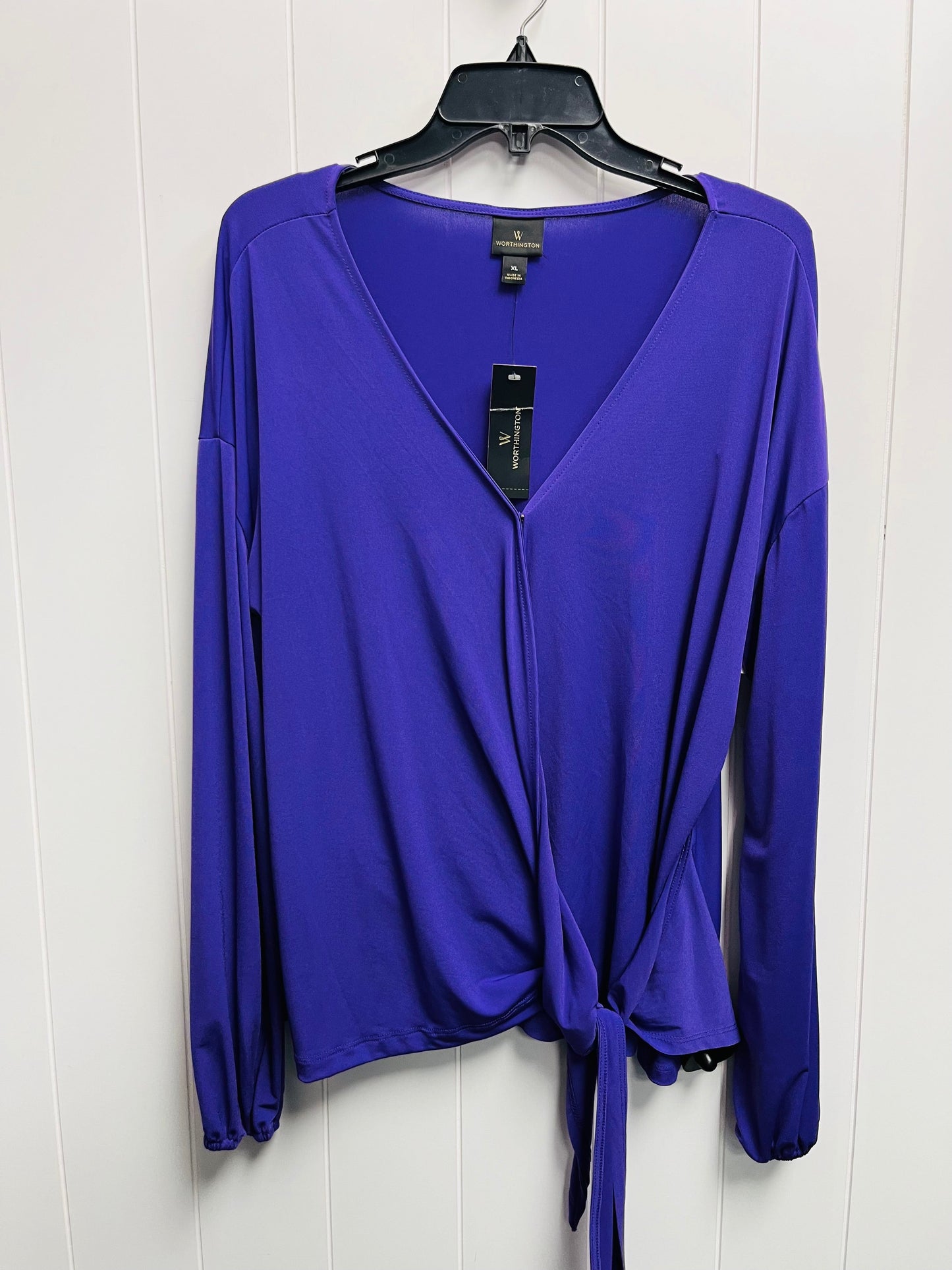 Top Long Sleeve By Worthington  Size: Xl