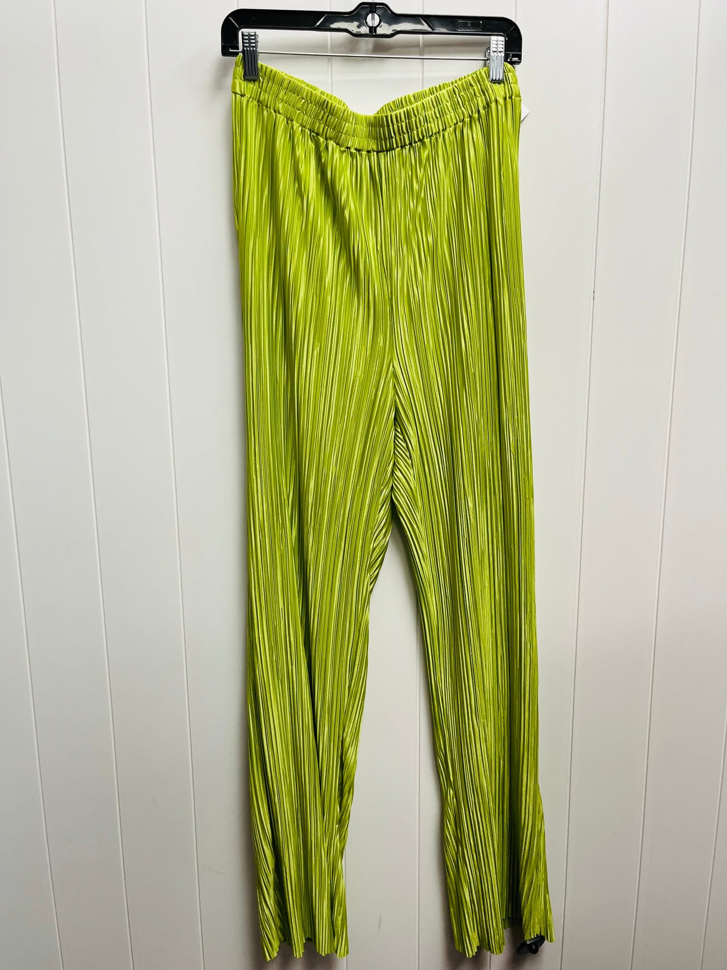 Green Pants Wide Leg Windsor, Size L