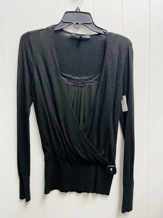 Top Long Sleeve By White House Black Market In Black, Size: S