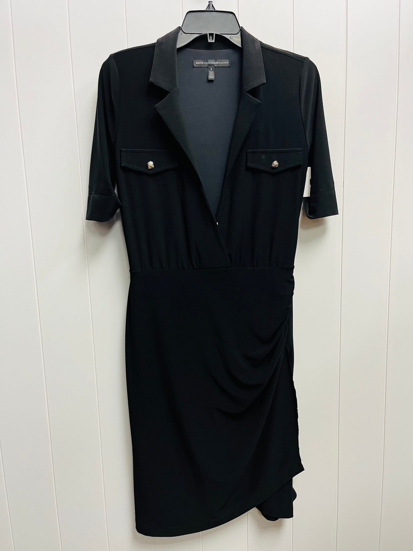 Black Dress Casual Short White House Black Market, Size S