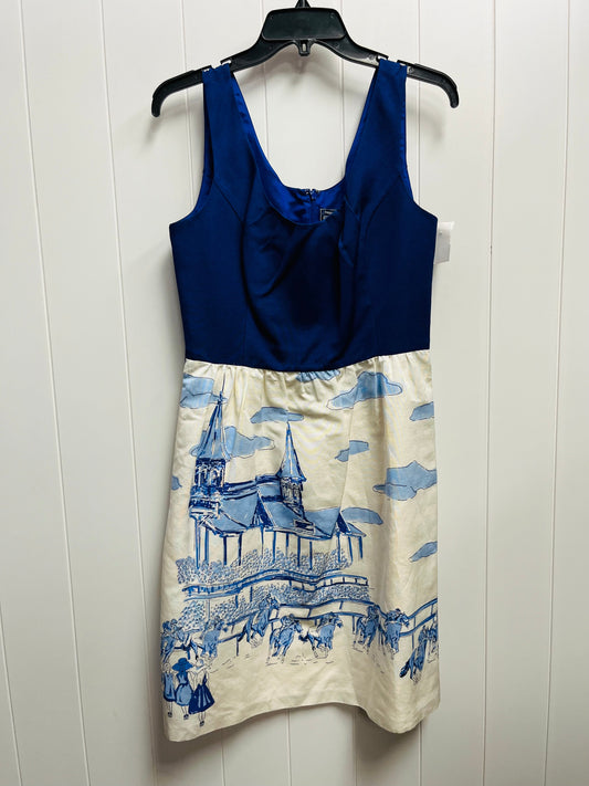 Blue & White Dress Casual Short Vineyard Vines, Size 6