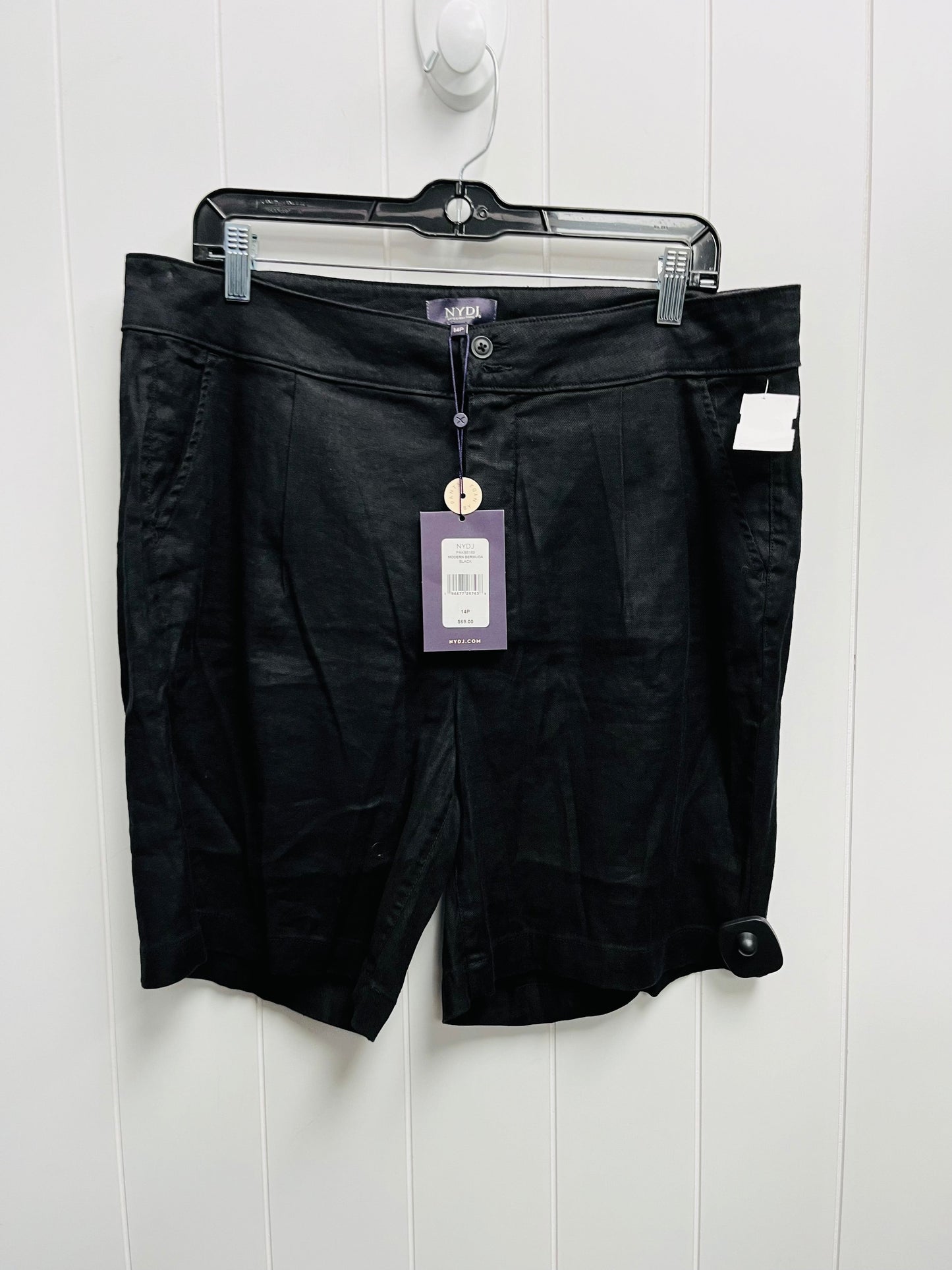Black Shorts Not Your Daughters Jeans, Size 14