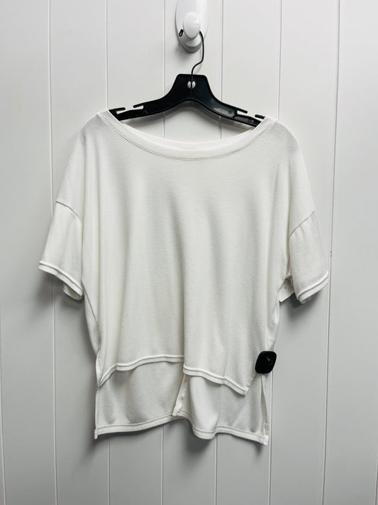 White Top Short Sleeve Fresh Produce, Size S