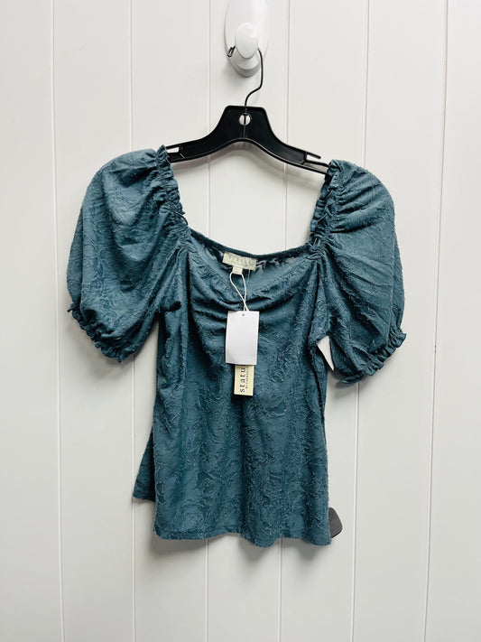 Green Top Short Sleeve Chenault, Size Xs