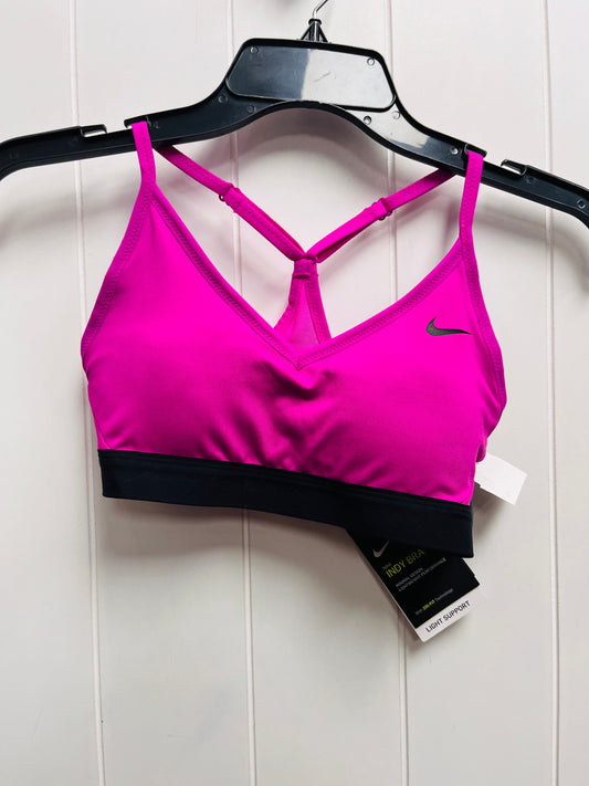 Pink Athletic Bra Nike Apparel, Size S