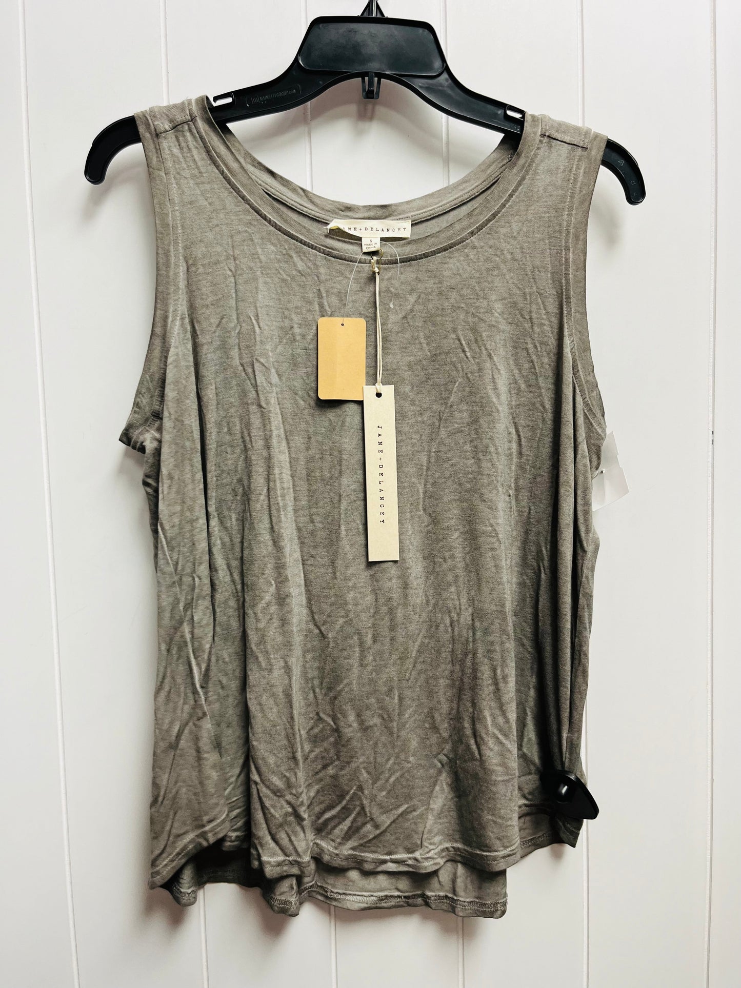 Grey Top Sleeveless Jane And Delancey, Size S
