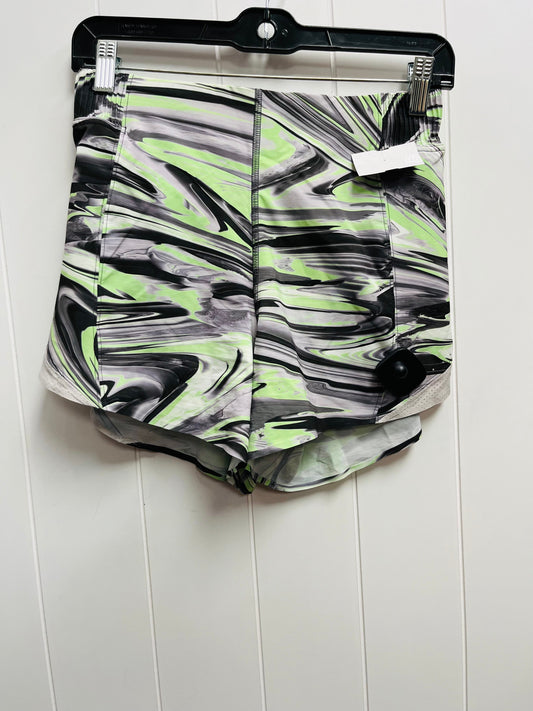 Green & Grey Athletic Shorts Lululemon, Size 6