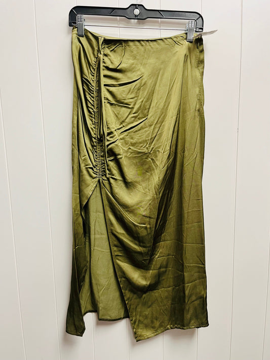 Green Skirt Midi Astr, Size M