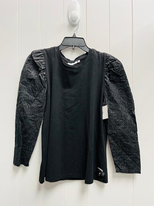 Top Long Sleeve By Chicos In Black, Size: M