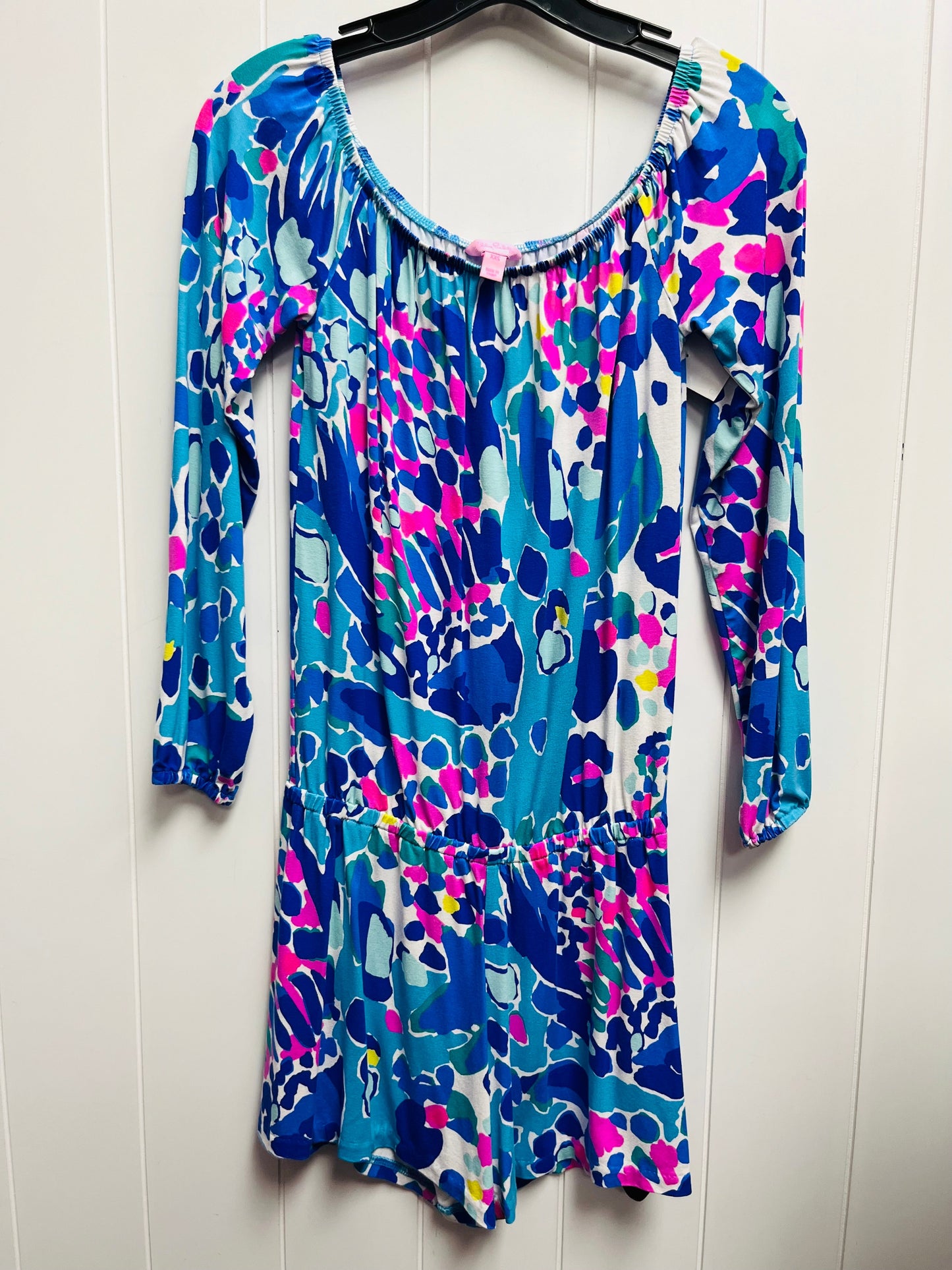 Blue & Pink Romper Lilly Pulitzer, Size Xxs
