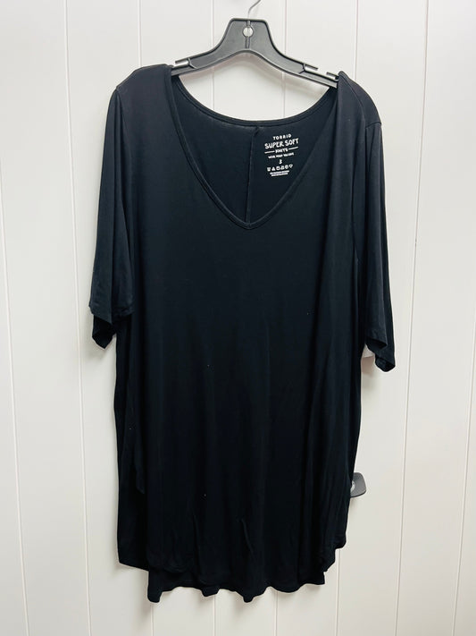 Black Top Short Sleeve Torrid, Size 3