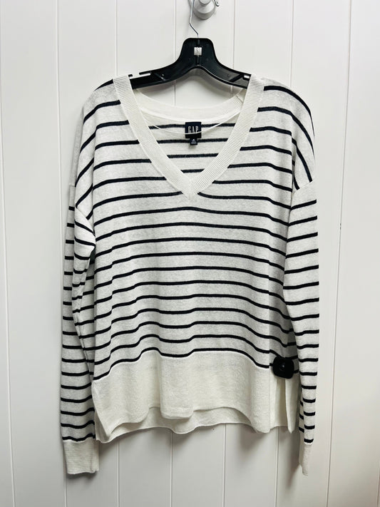 Sweater By Gap In Black & White, Size: M