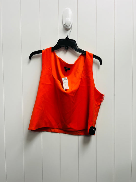 Top Sleeveless By Express In Orange, Size: Xl