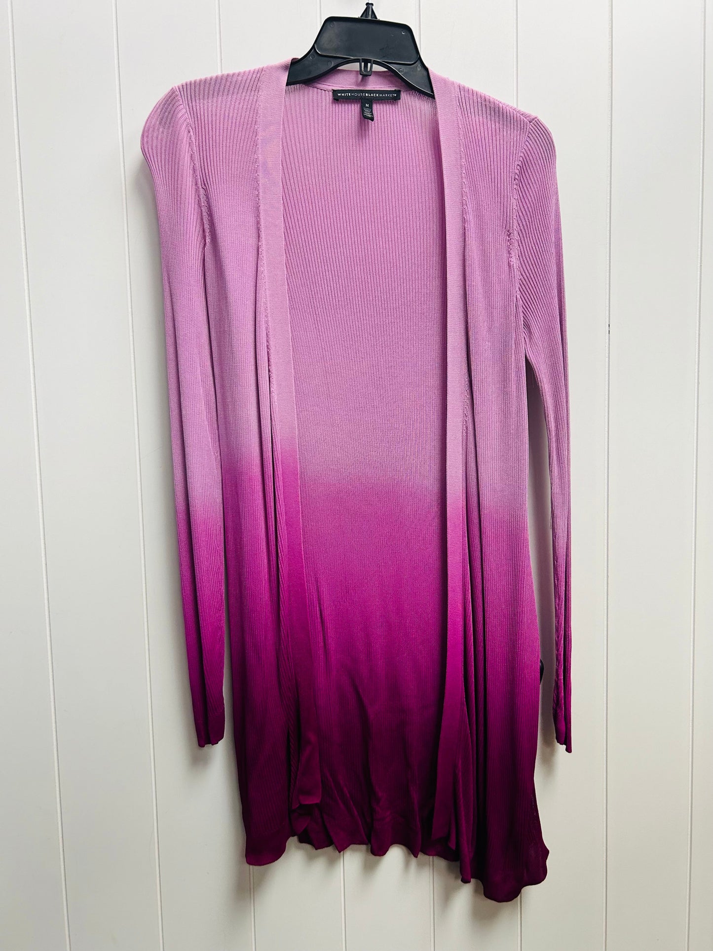 Sweater Cardigan By White House Black Market In Purple, Size: M