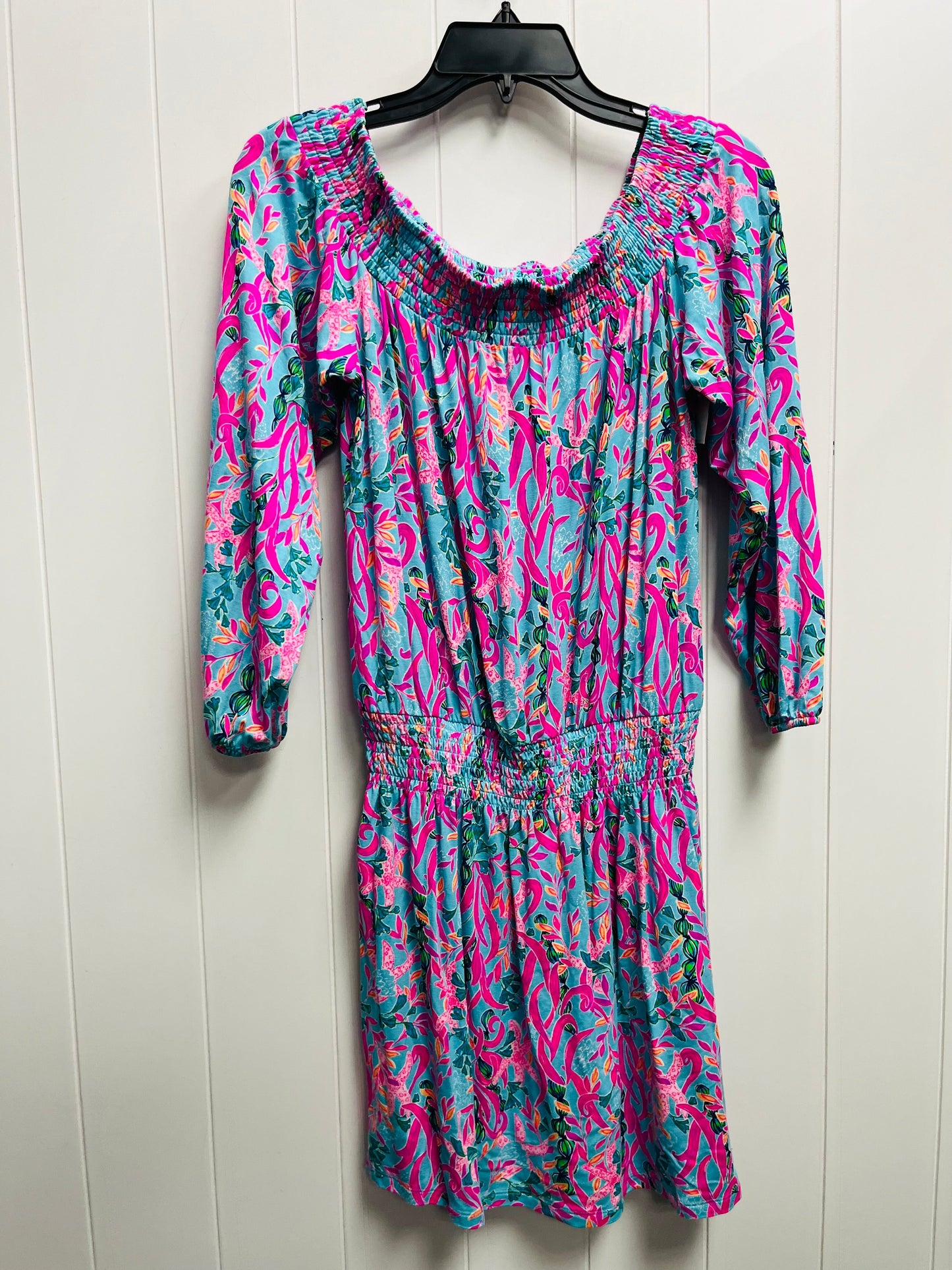 Romper By Lilly Pulitzer In Blue & Pink, Size: S