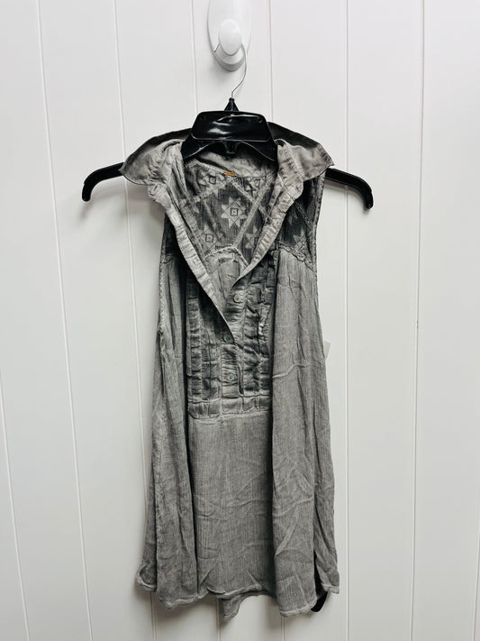 Top Sleeveless By Free People In Grey, Size: S