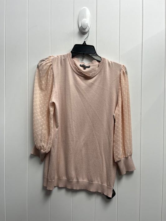 Top Long Sleeve By Adrianna Papell In Pink, Size: M