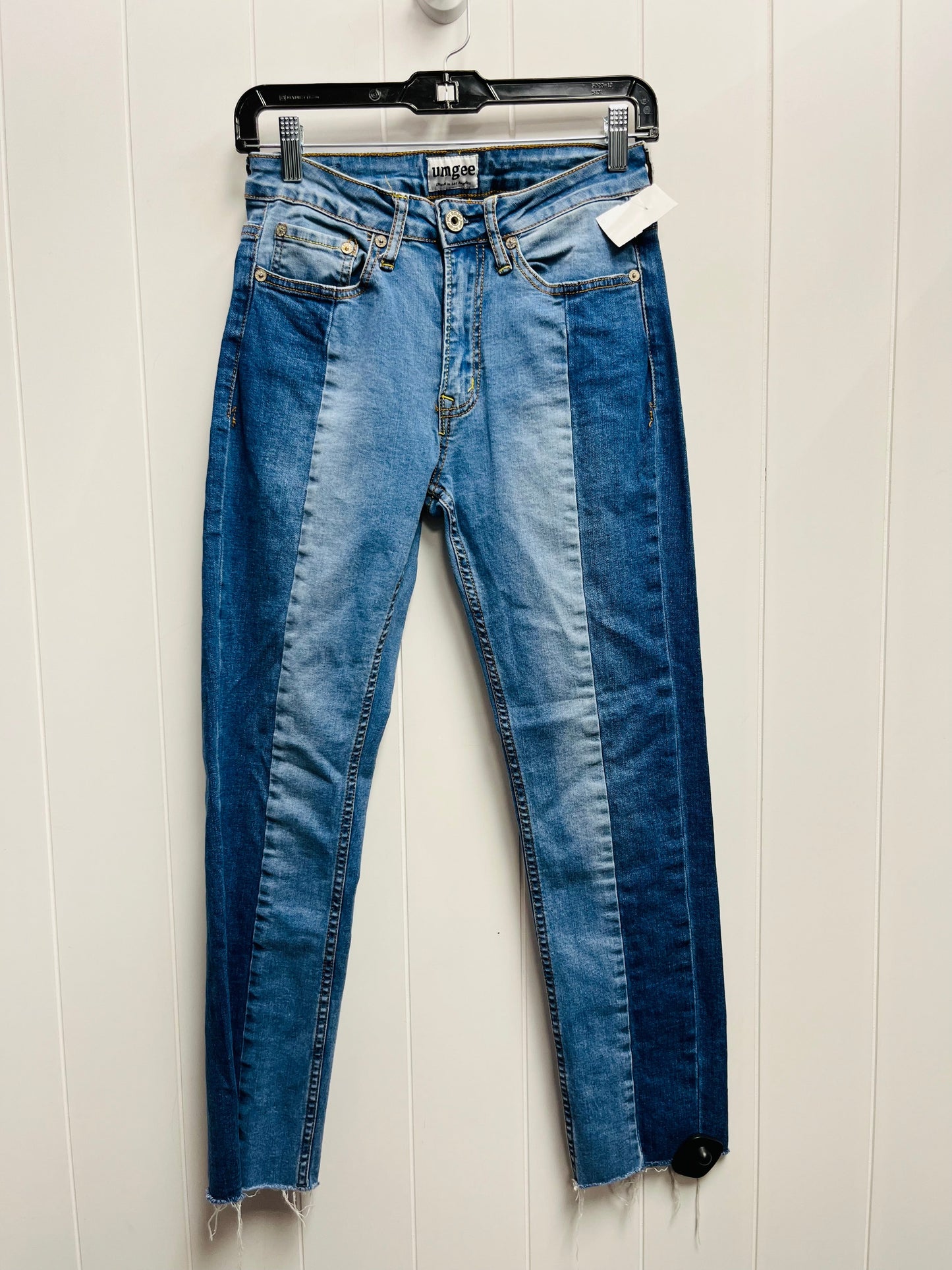 Jeans Straight By Umgee In Blue Denim, Size: 4