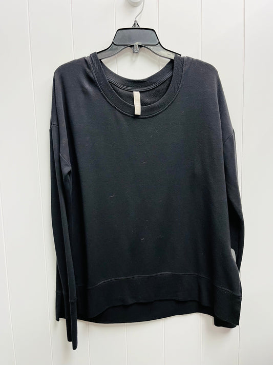 Athletic Sweatshirt Crewneck By Athleta In Black, Size: M