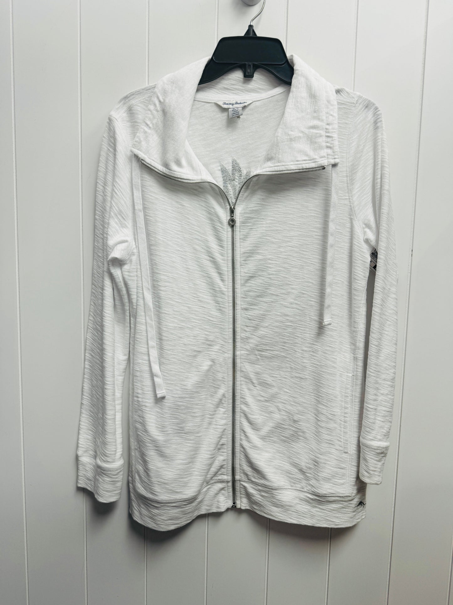 Jacket Other By Tommy Bahama In Silver & White, Size: Mp