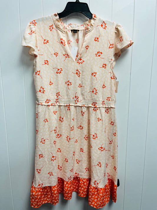 Dress Casual Short By Ann Taylor In Orange, Size: Xl