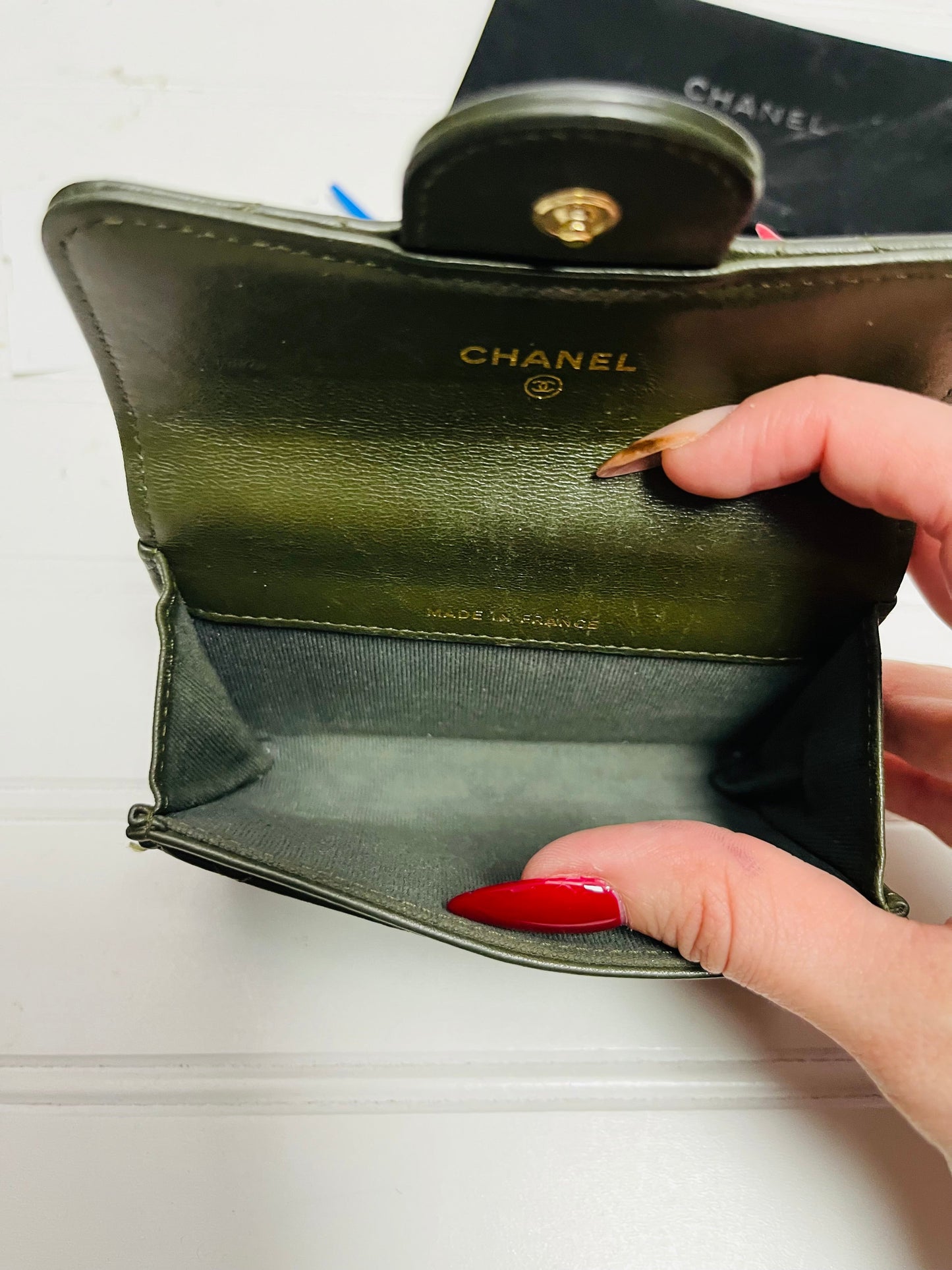 Wallet Luxury Designer By Chanel, Size: Small