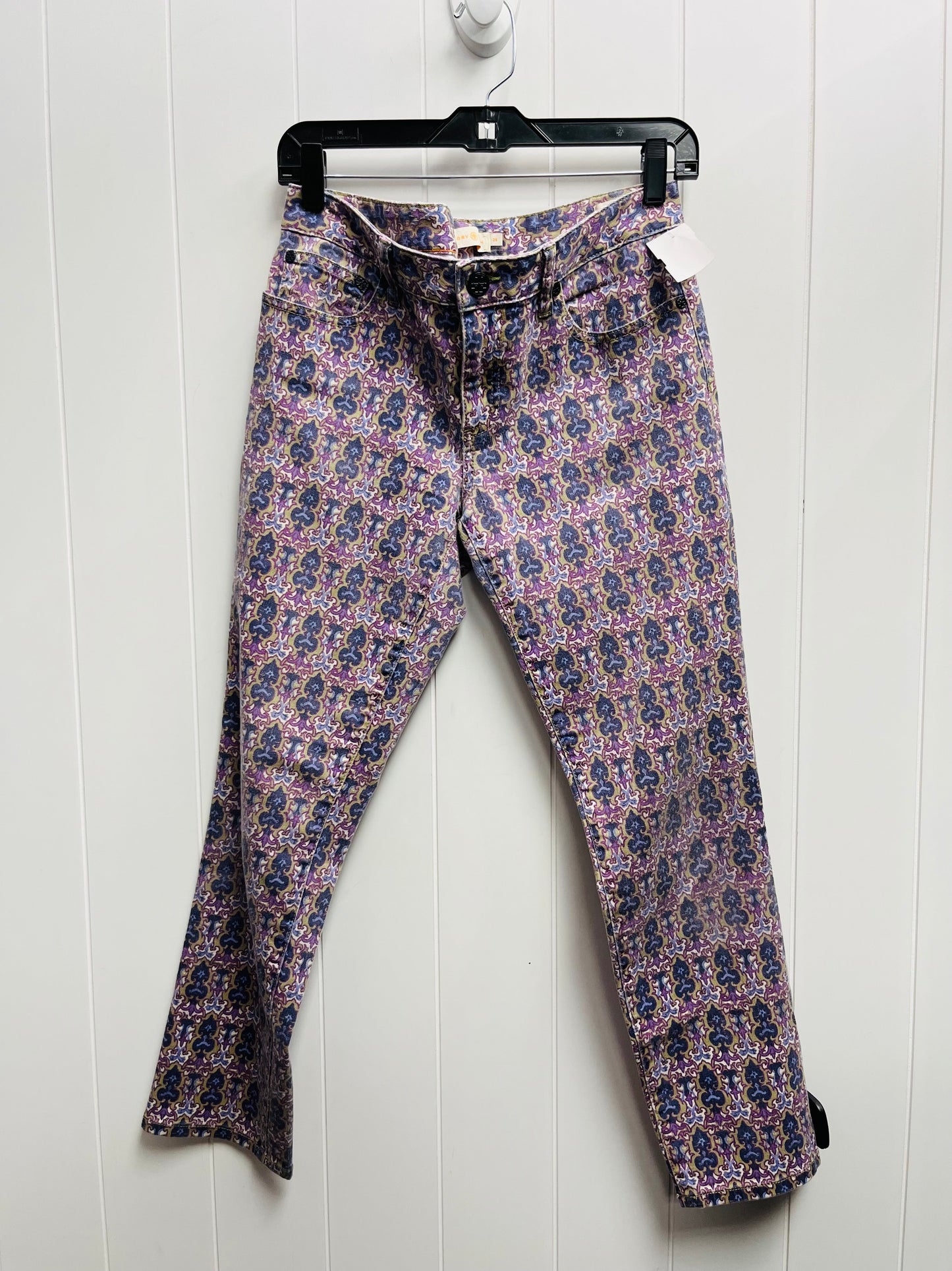 Jeans Designer By Tory Burch In Purple, Size: 6