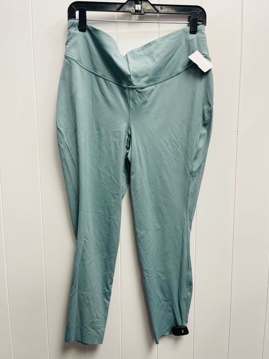 Athletic Leggings By Lululemon In Green, Size: 14