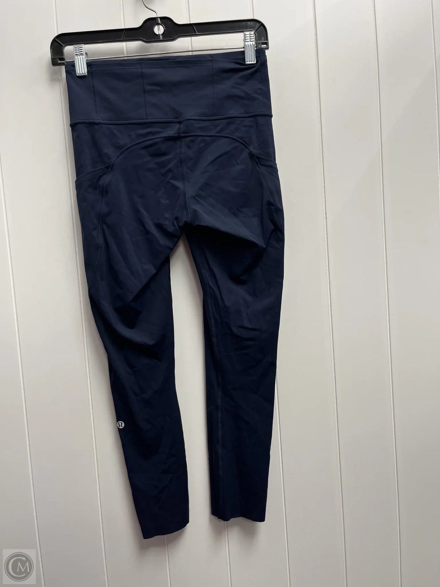 Athletic Capris By Lululemon In Blue, Size: 6