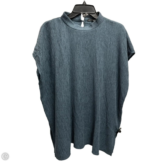 Top Short Sleeve By Eileen Fisher In Blue, Size: M