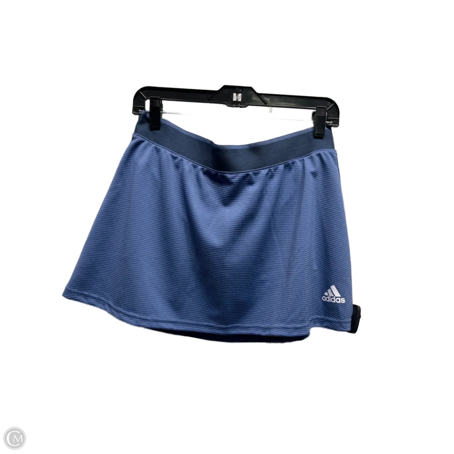 Athletic Skort By Adidas In Blue, Size: M