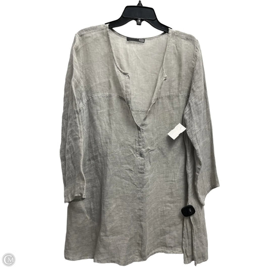 Tunic Long Sleeve By Eileen Fisher In Grey, Size: 3x