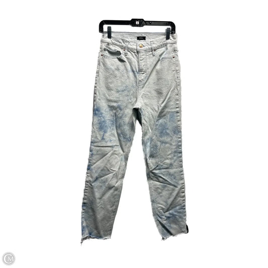 Jeans Straight By Express In Blue Denim, Size: 6