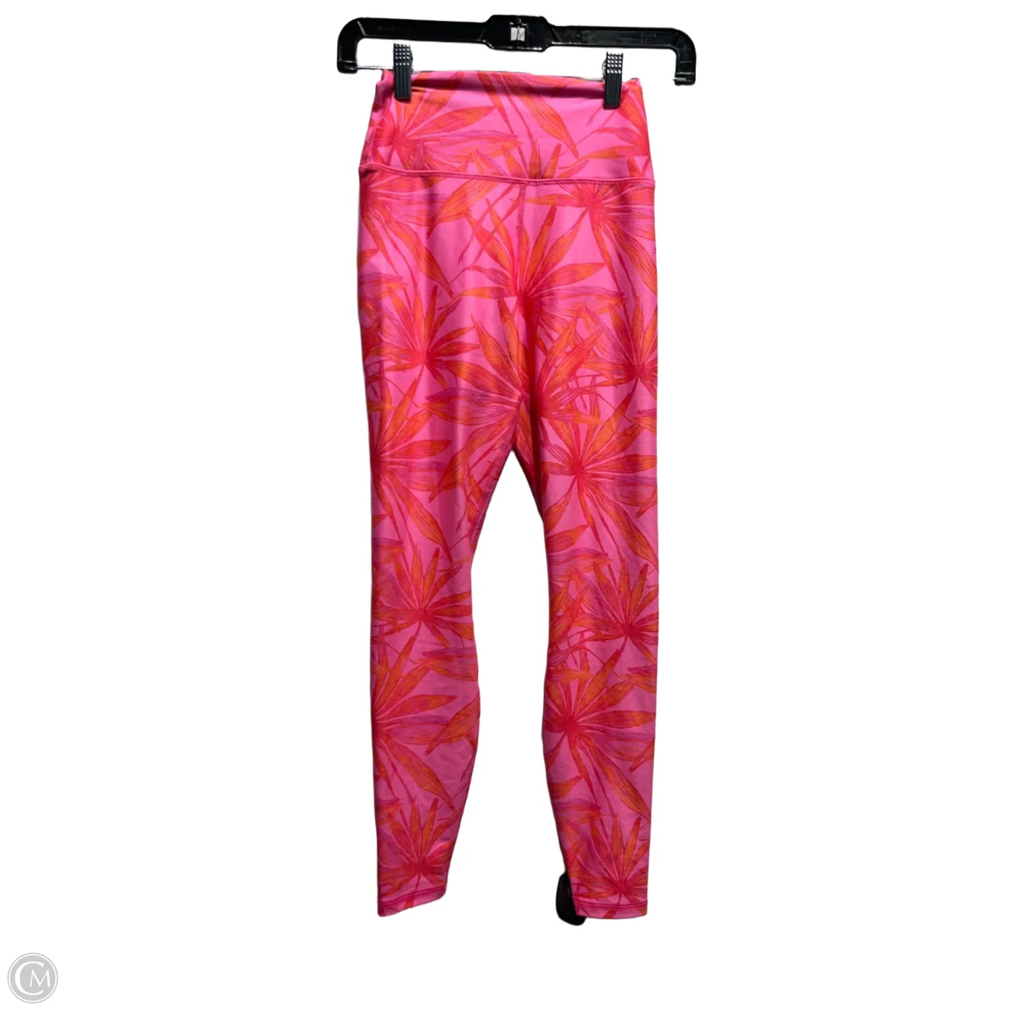 Athletic Leggings By Spiritual Gangster In Orange & Pink, Size: S