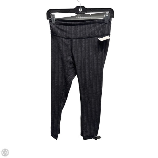 Athletic Leggings Capris By Lululemon In Black & Grey, Size: S