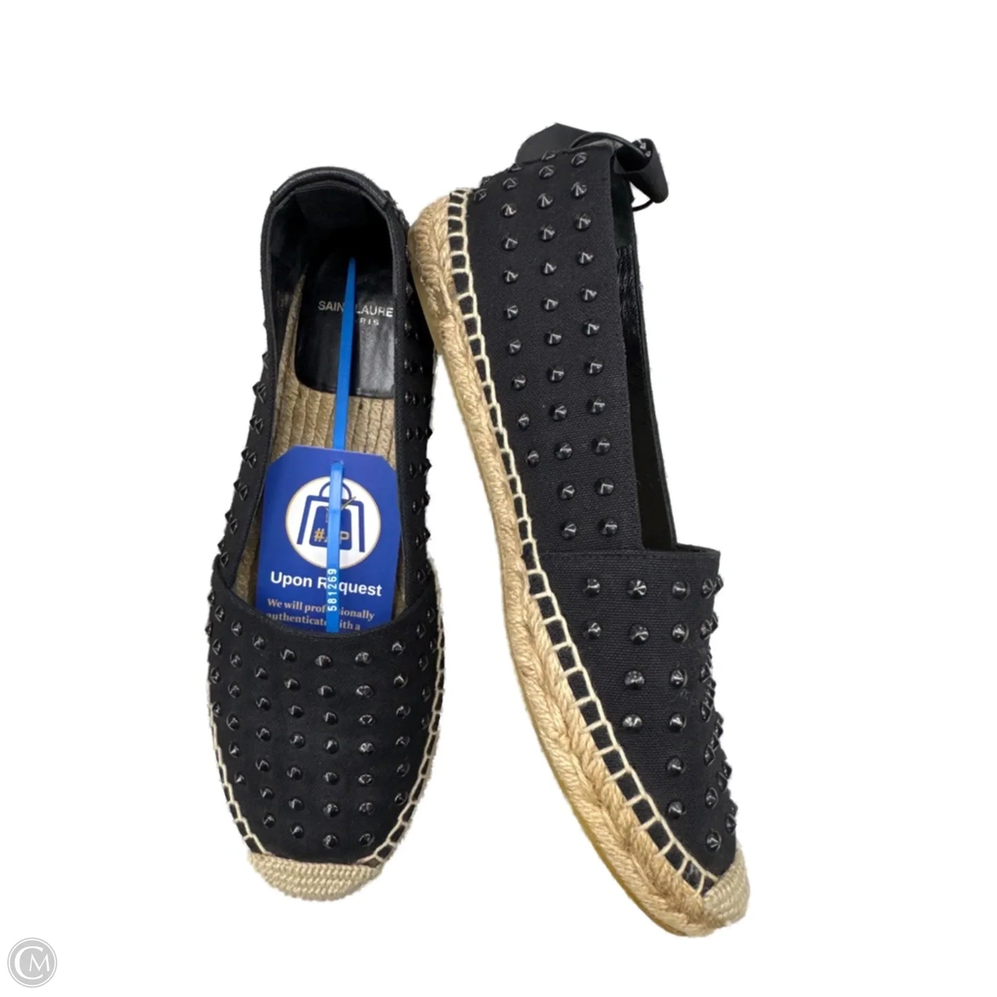 Shoes Luxury Designer By Yves Saint Laurent In Black, Size: 7.5