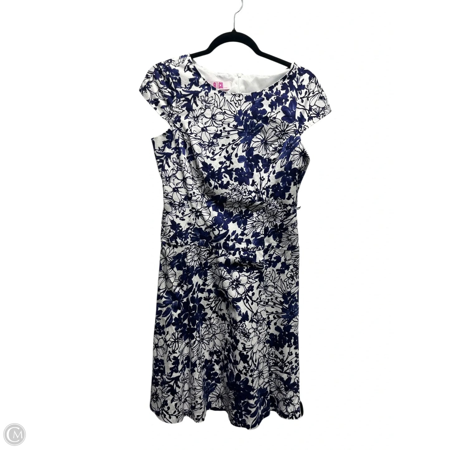 Dress Work By 9&co dress In Blue & White, Size: 8