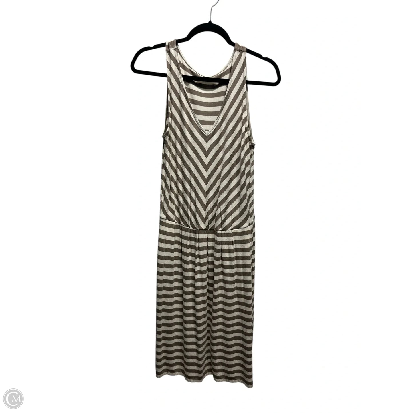 Dress Casual Short By Croft And Barrow In Brown & White, Size: M