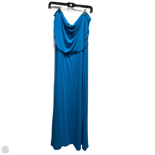 Dress Casual Maxi By J. Jill In Blue, Size: L